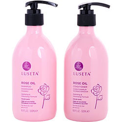 Rose Oil Shampoo And Conditioner Set 16.9 Oz Luseta