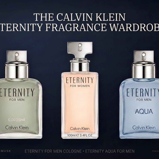 The Calvin Klein Eternity Fragrance Wardrobe