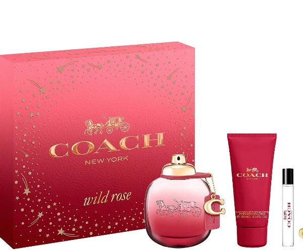 Coach Wild Rose 3 Piece Gift Set for Women