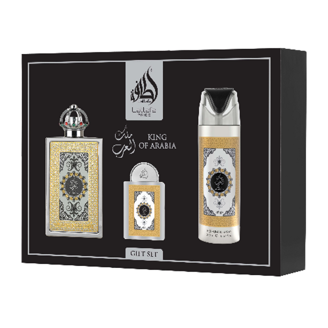 Lattafa Pride King Of Arabia 3 Piece Gift Set Lattafa