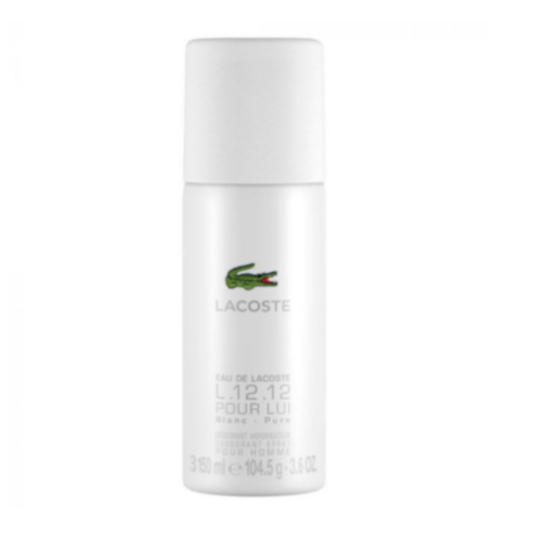 Lacoste Eau De Lacoste L.12.12 Blanc Pure Deodorant for Men
