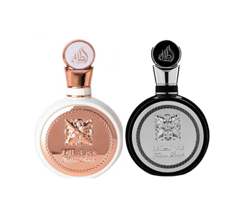 Lattafa Fakhar Man & Lattafa Fakhar Woman Bundle The Perfume Box