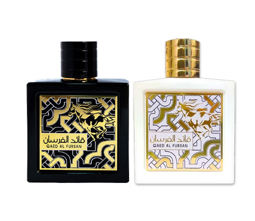 Lattafa Qaed Al Fursan + Lattafa Qaed Al Fursan Unlimited Bundle The Perfume Box
