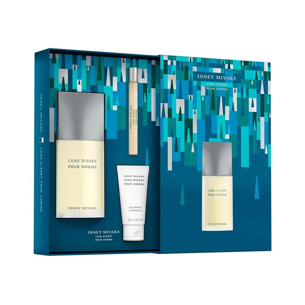 Issey Miyake L'Eau d'Issey Pour Homme Gift Set 125ml EDT + 50ml Shower Gel + 10ml EDT