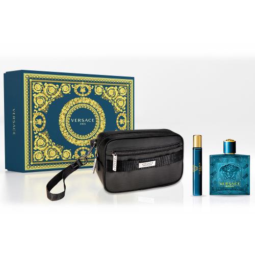 Versace Eros 3 Piece Gift Set for Men