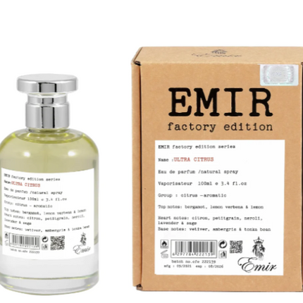 Paris Corner Emir Factory Edition Ultra Citrus Eau De Parfum