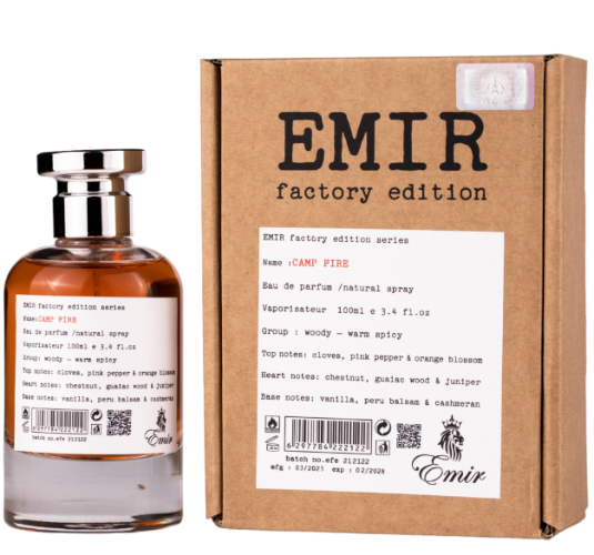 Paris Corner Emir Factory Edition Camp Fire Eau De Parfum Paris Corner