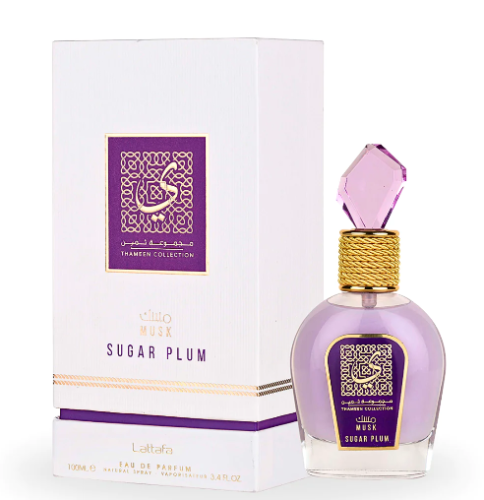 Lattafa Musk Sugar Plum Thameen Collection Eau de Parfum for Men