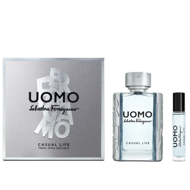 Salvatore Ferragamo Uomo Casual Life 2 Piece Gift Set