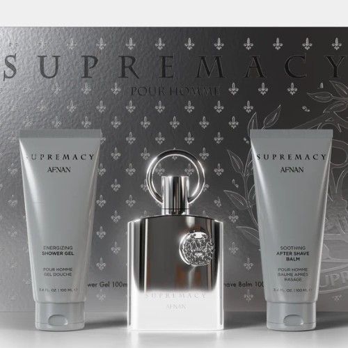 Afnan Supremacy Silver 3 Piece Gift Set for Men