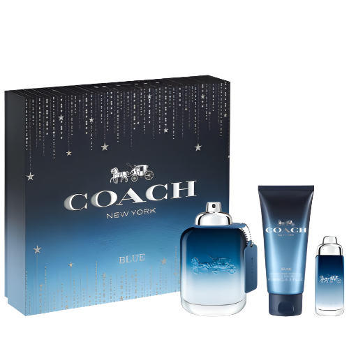 Coach Blue 3 Piece Gift Set for Men