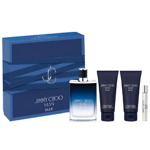 Jimmy Choo Man Blue 4 Piece Gift Set for Men