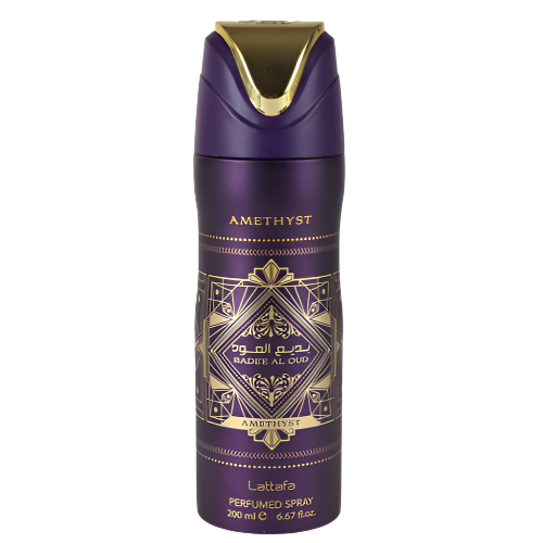 Lattafa Badee Al Oud Amethyst Deodrant Spray for Men