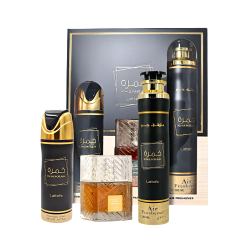 Lattafa Khamrah 3 Piece Gift Set for Men