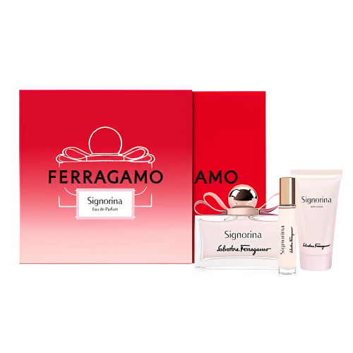 Signorina Eau De Parfum 3 Piece Gift Set Salvatore Ferragamo