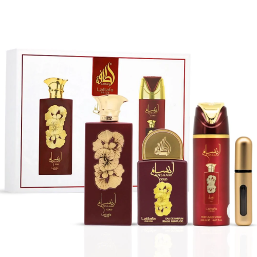 Lattafa Ansaam Gold 3 Piece Gift Set for Men