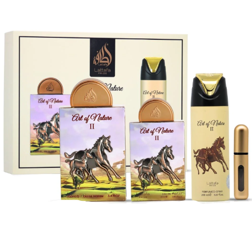 Lattafa Art Of Nature II 3 Piece Gift Set for Men