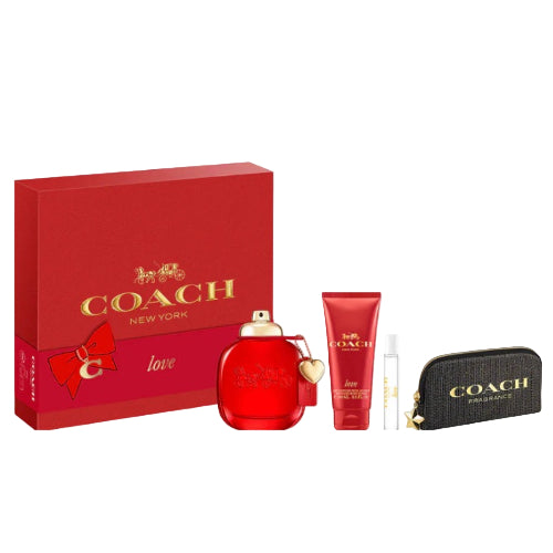 Coach New York Love 4 Piece Gift Set for Women