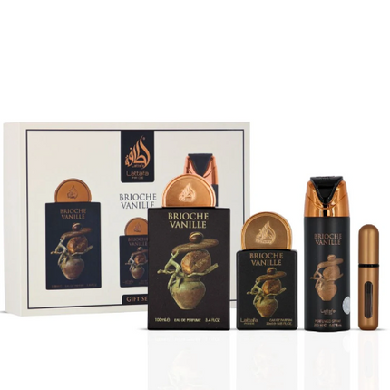 Lattafa Pride Brioche Vanille 3 Piece Gift Set