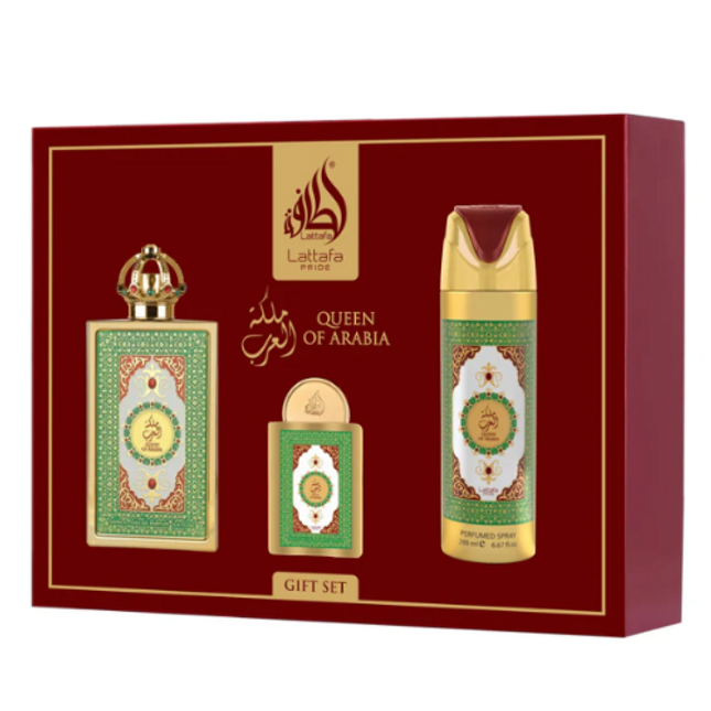 Lattafa Pride Queen Of Arabia 3 Piece Gift Set Lattafa