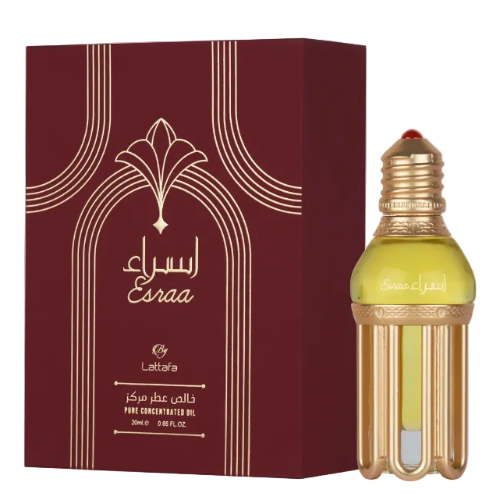 Lattafa Esraa Concentrated Perfume Oil Unisex Fragrance
