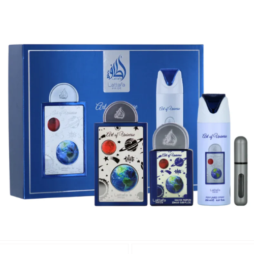 Lattafa Art Of Universe 3 Piece Gift Set for Men