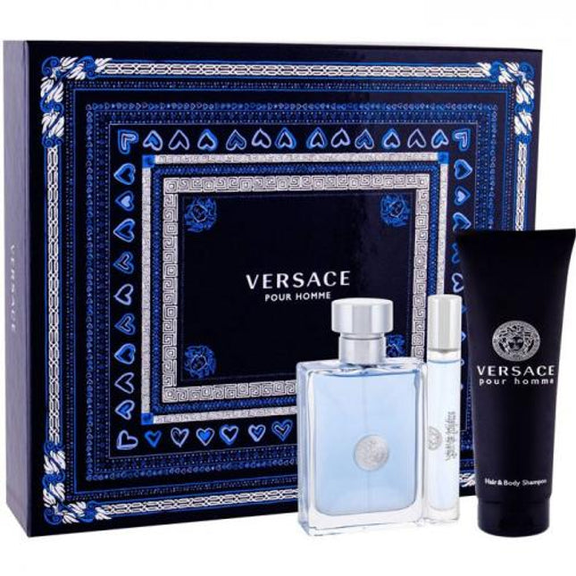 Versace Pour Homme 3 Piece Gift Set Versace
