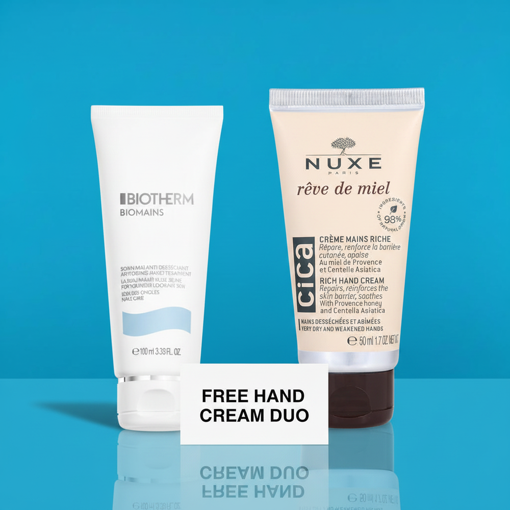 Hand Cream Duo: Nuxe + Biotherm - Masionstore
