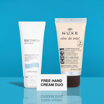 Hand Cream Duo: Nuxe + Biotherm