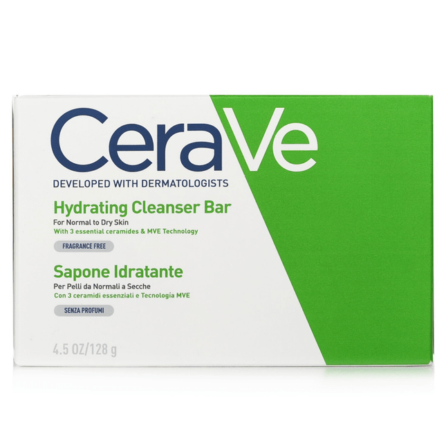 Cerave Hydrating Cleanser Bar - Normal To Dry Skin 128g/4.5oz Cerave