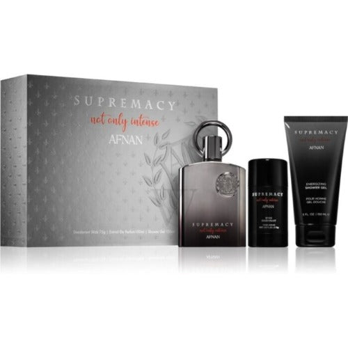 Afnan Supremacy Not Only Intense 3 Piece Gift Set for Men