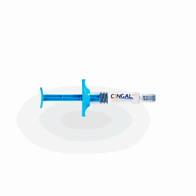 Anika Therapeutics Cingal Hyaluronic Acid & Steroid Pain Relief For Osteoarthritis – Pre-Filled Syringe Unisex, 4 ml