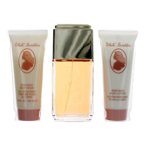 Evyan White Shoulders 3 Piece Gift Set for Women