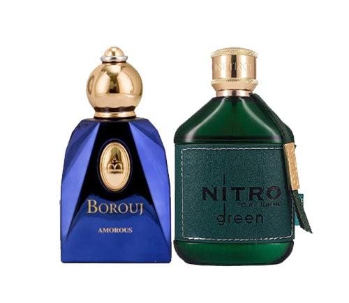 Dumont Borouj Amorous Eau De Parfum + Dumont Nitro Green Eau De Parfum Bundle PerfumeBox.com