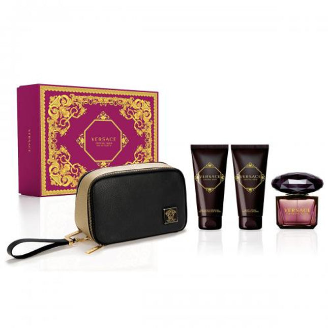 Versace Crystal Noir 4 Piece Gift Set Versace