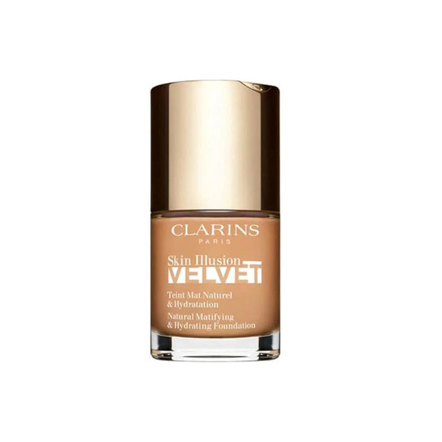 Clarins Skin Illusion Velvet Foundation 30ml - 108.5W Cashew, 30 ml for Unisex