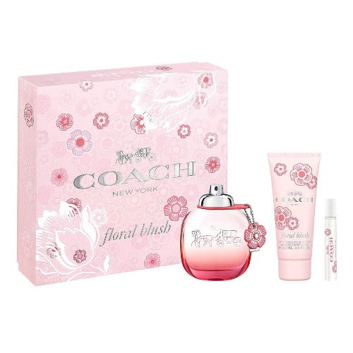 Coach Floral Blush 3 Piece Gift Set for Women
