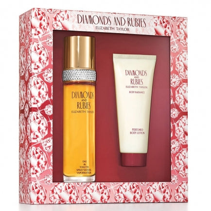 Elizabeth Taylor Diamonds & Rubies 2 Piece Gift Set for Women - Masionstore