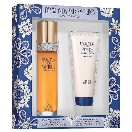 Elizabeth Taylor Diamonds & Sapphires 2 Piece Gift Set for Women - Masionstore