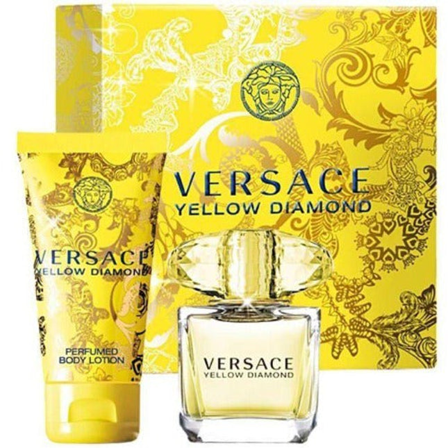 Versace Yellow Diamond 2 Piece Travel Gift Set Versace