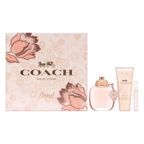 Coach Floral 3 Piece Gift Set for Women