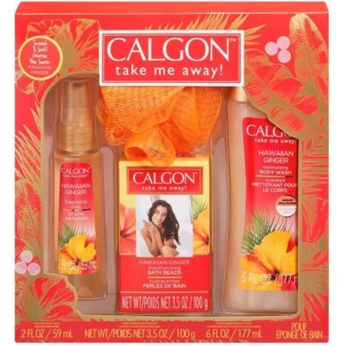 Coty Calgon Hawaiian Ginger 4 Piece Gift Set for Women