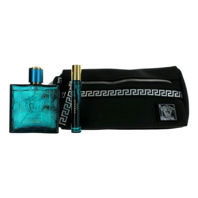 Versace Eros Eau De Parfum 3 Piece Gift Set Versace