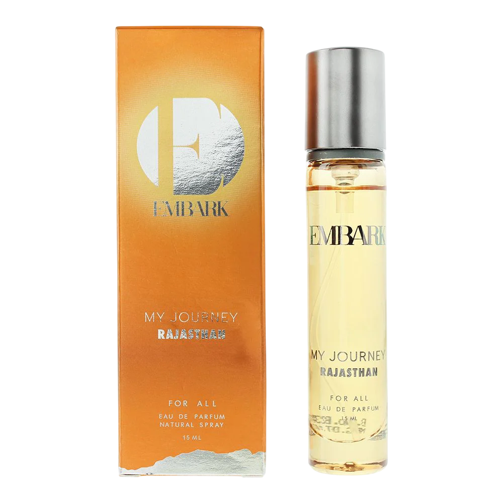 Embark My Journey Rajasthan Eau de Parfum 15ml Spray, 15 ml for Unisex