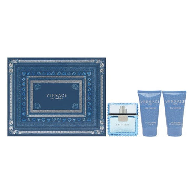 Versace Man Eau Fraiche 3 Piece Gift Set Versace