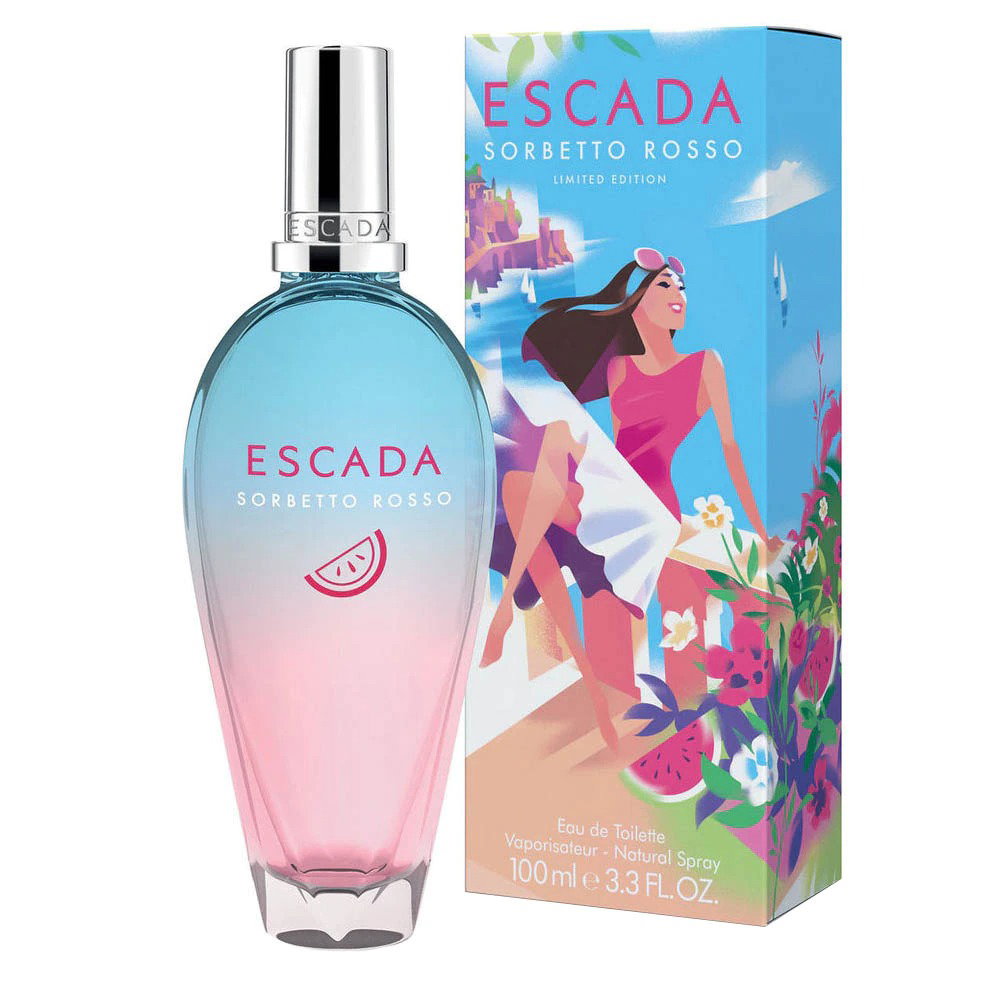 Escada Sorbetto Rosso Eau de Toilette 100ml Spray, 100 ml for Women