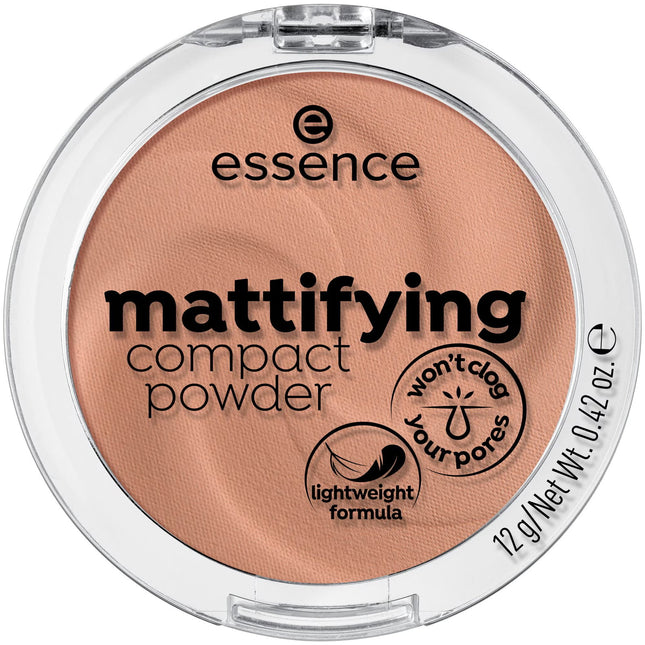 Essence Mattifying – Compact Powder for Women, 02, Soft Beige, 12 g