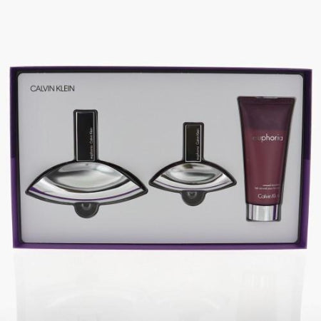 Calvin Klein Euphoria 3 Piece Gift Set for Women - Masionstore