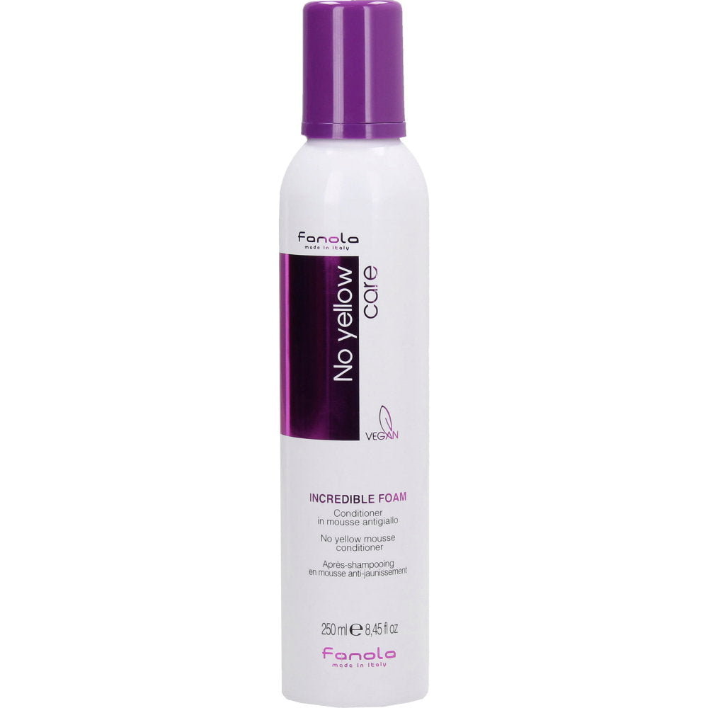Fanola No Yellow Incredible Foam Conditioner 250ml, 250 ml for Unisex