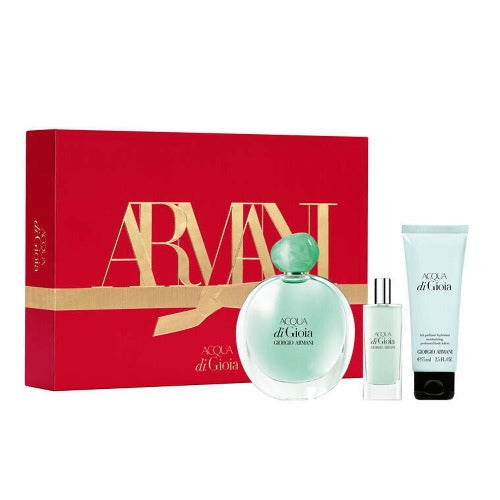 Giorgio Armani Acqua Di Gioia 3 Piece Gift Set for Women